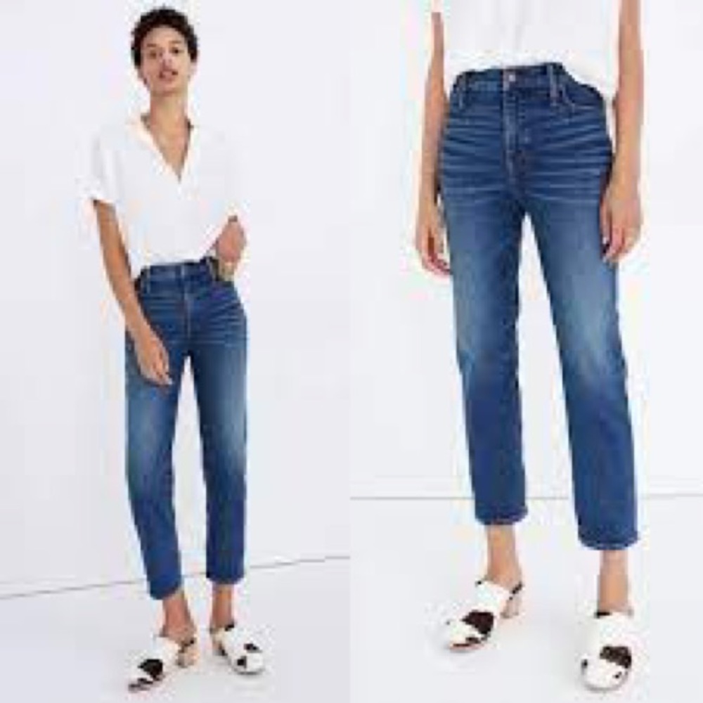 Madewell Mid-Rise Classic Straight Jeans Size 23